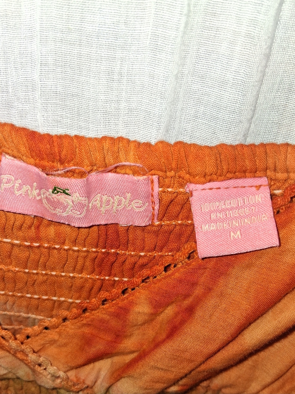 Tie-Dye Maxi Dress in Orange and Teal - Picture 2 of 4